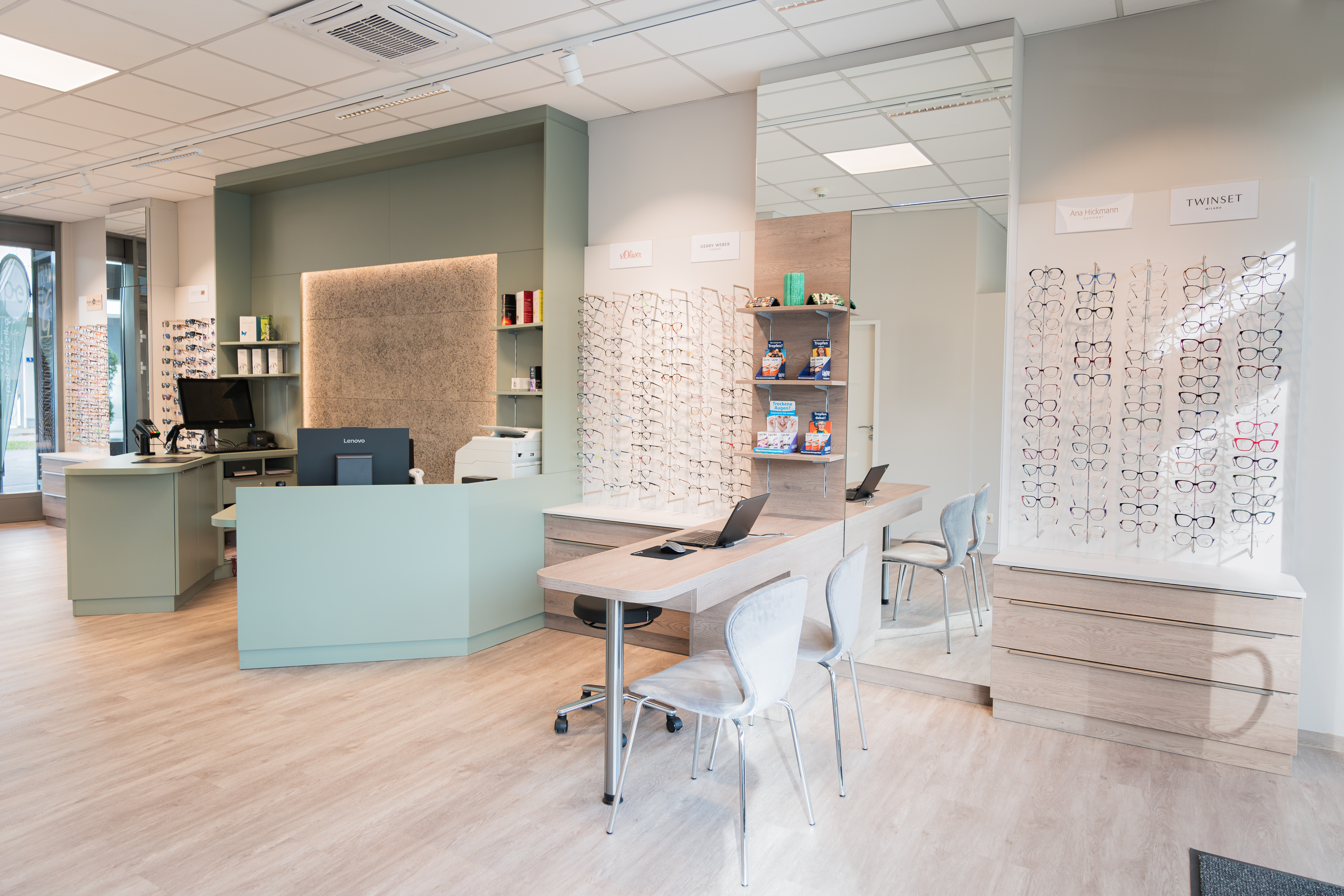 Optik Kontakltinsen Sonnenbrillen Kinderbrillen Moderen